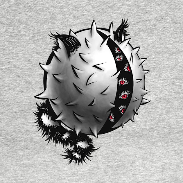 Eye Monster Spiky Ball by Boriana Giormova